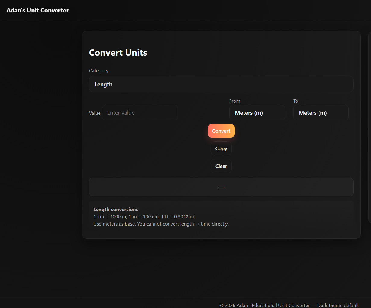 Unit Converter